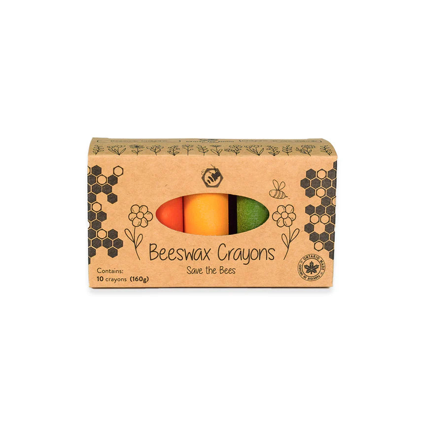 Beeswax Crayons, Handmade (Set of 8)