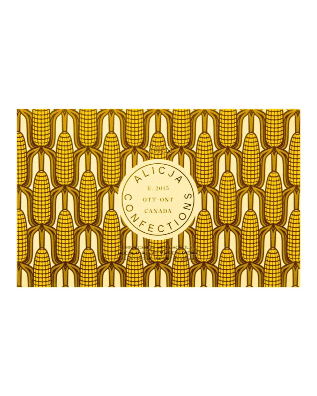 Corn • Corn and Cereal 33.6% Milk Chocolate