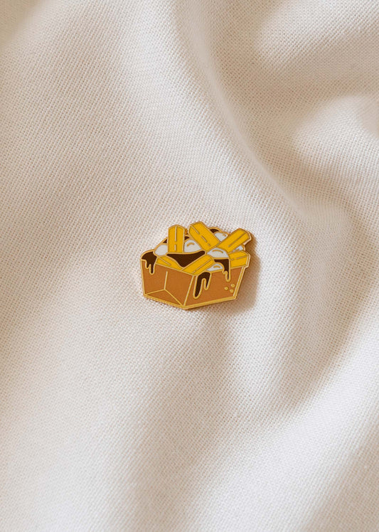 Poutine Enamel Pin