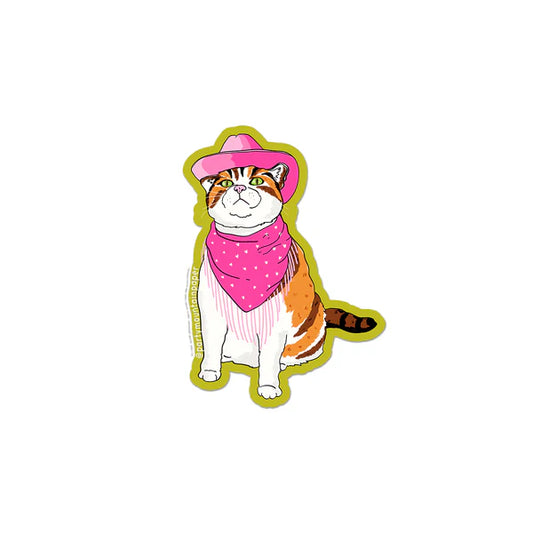 Cowboy Cat Sticker