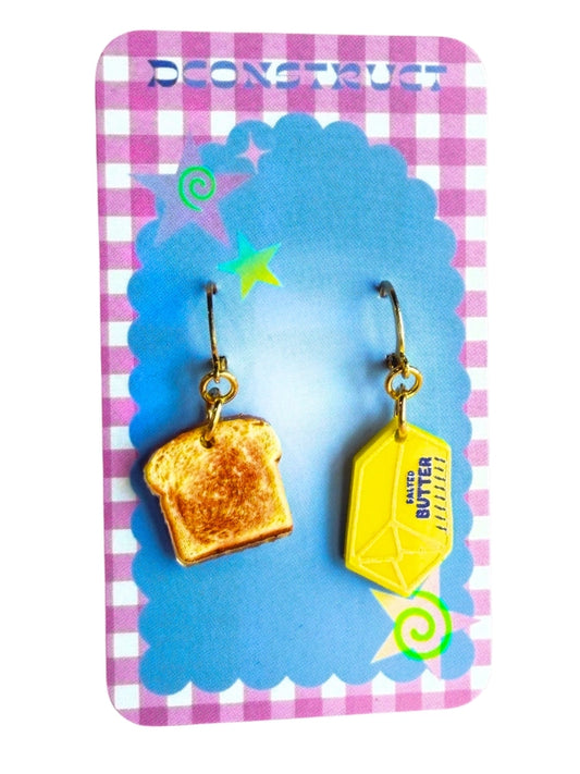 Toast & Butter Charm Earrings