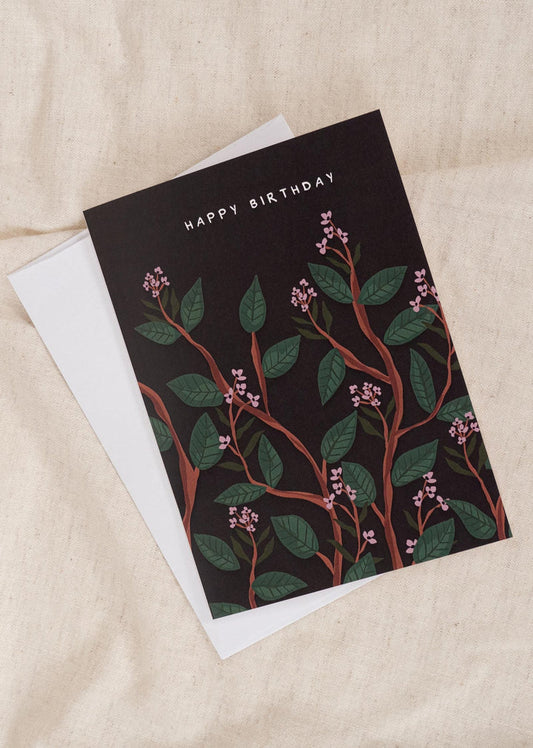 Wild Rose Garden - Birthday card