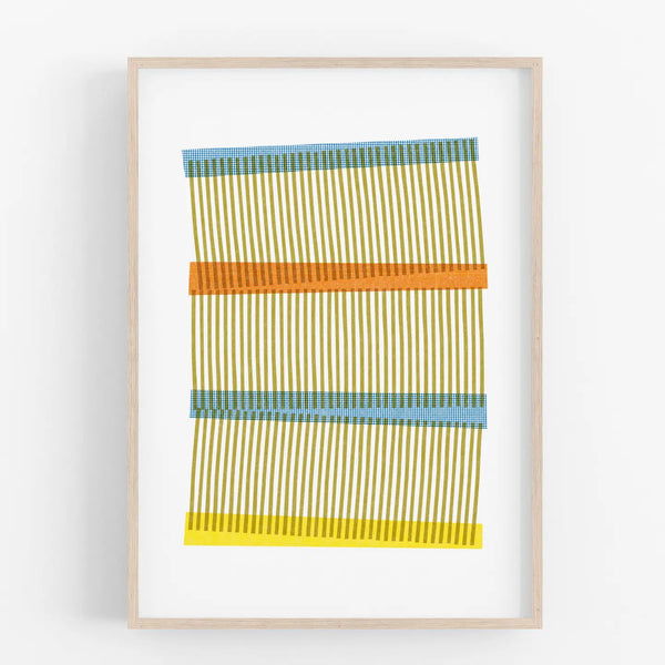 Twist • Modern Risograph Print