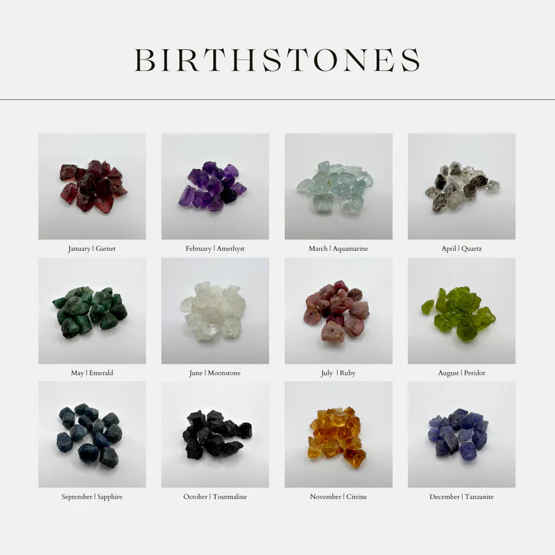 Vibrant, Raw Gem Studs