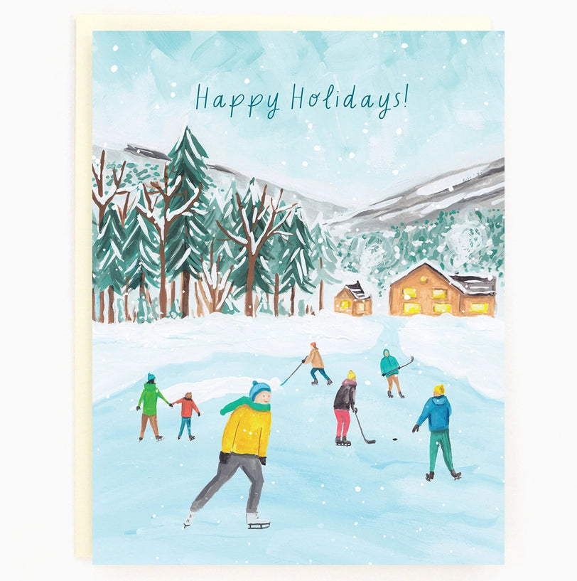 Assorted Box Of 8 'Winter Nature' Holiday Greeting Cards