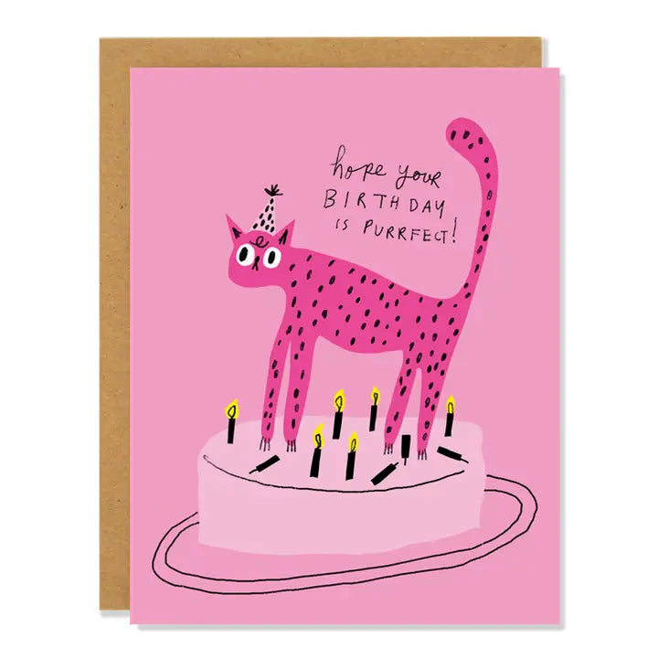 Purrfect Birthday - Carte D'anniversaire