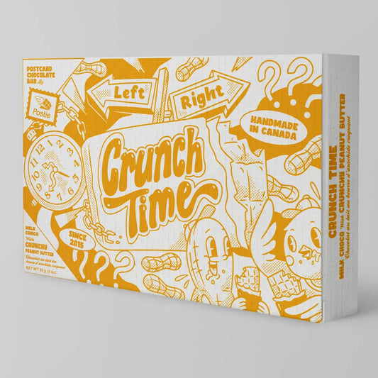 Barre de chocolat | Carte Postale Crunch Time Milk
