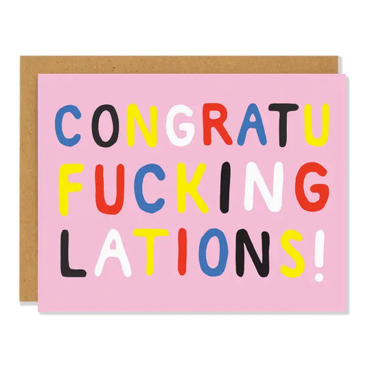 Effing Congrats - Carte De Vœux