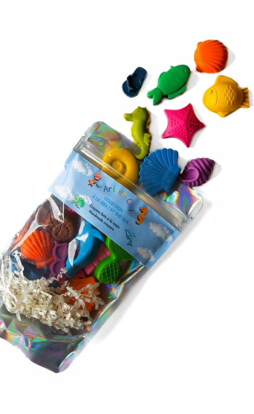 Handmade Crayons - BY THE SEA