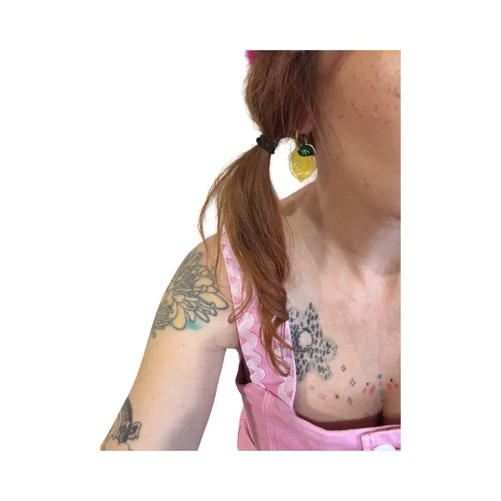 Boucle d'oreille citron