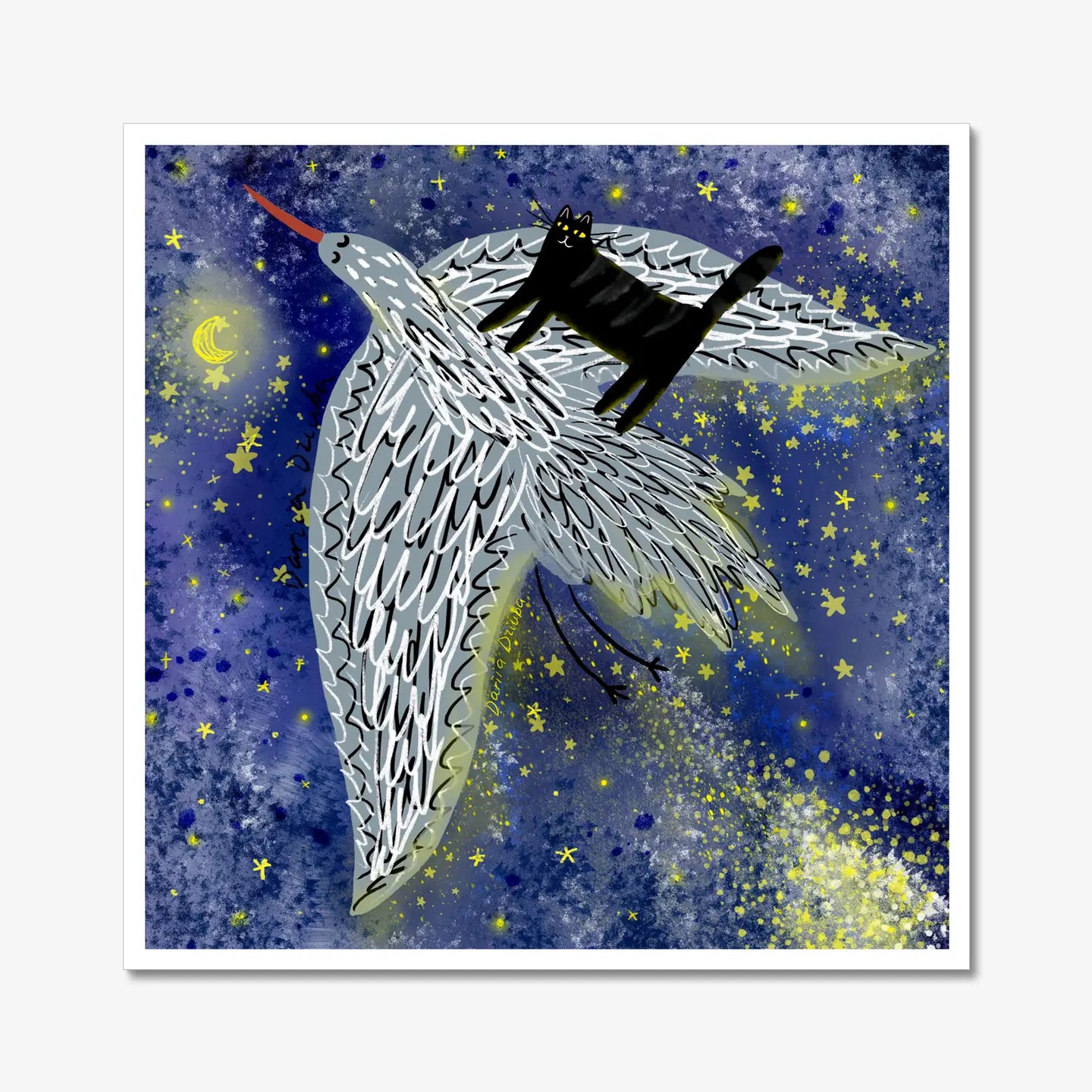 Flying A Bird - Art Print