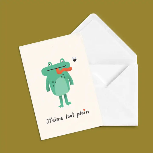 Greeting Card | "jt'aime Tout Plein"