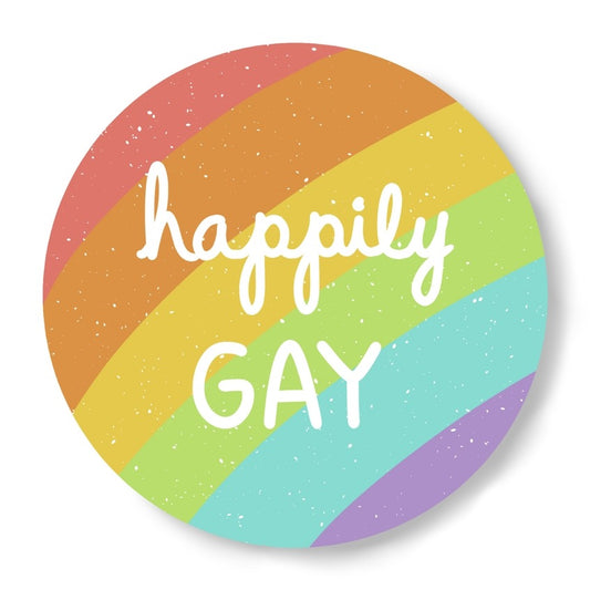 Autocollant Happily GAY