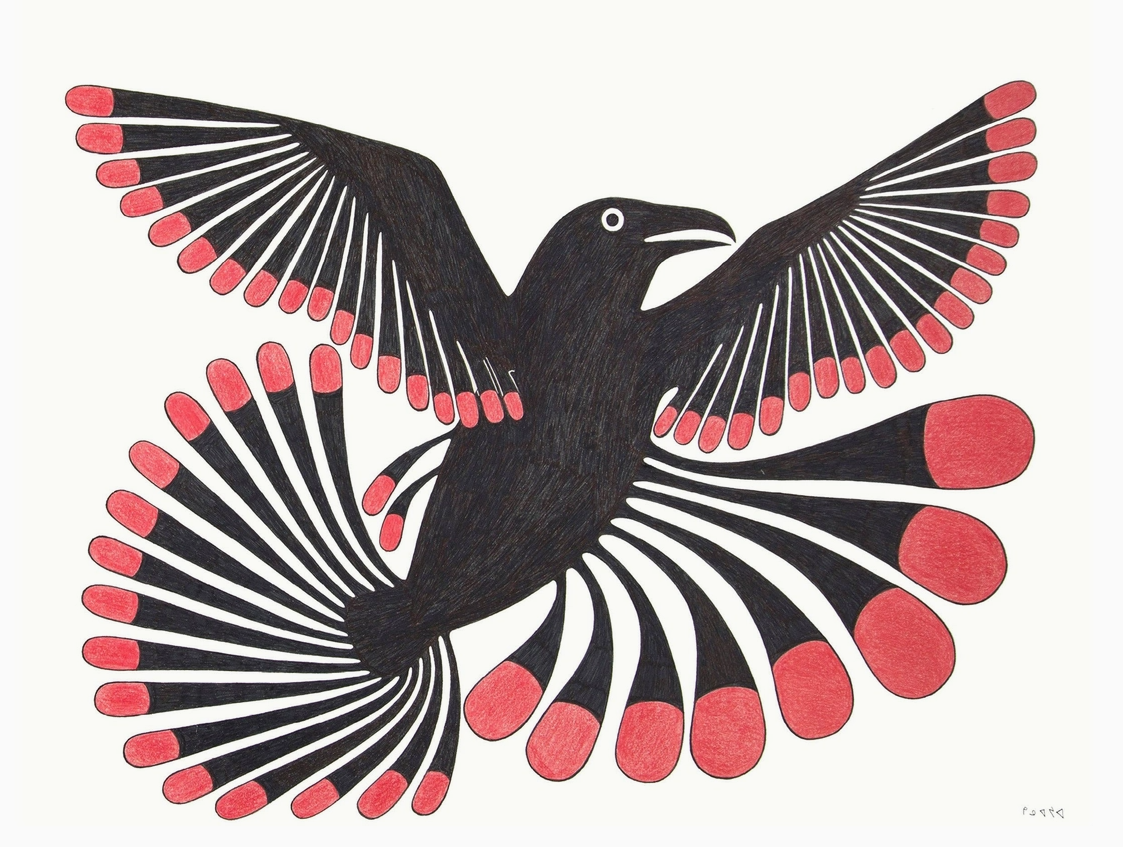 Hiboux : Ensemble de cartes assorties de l'art inuit de Kinngait Assortiment