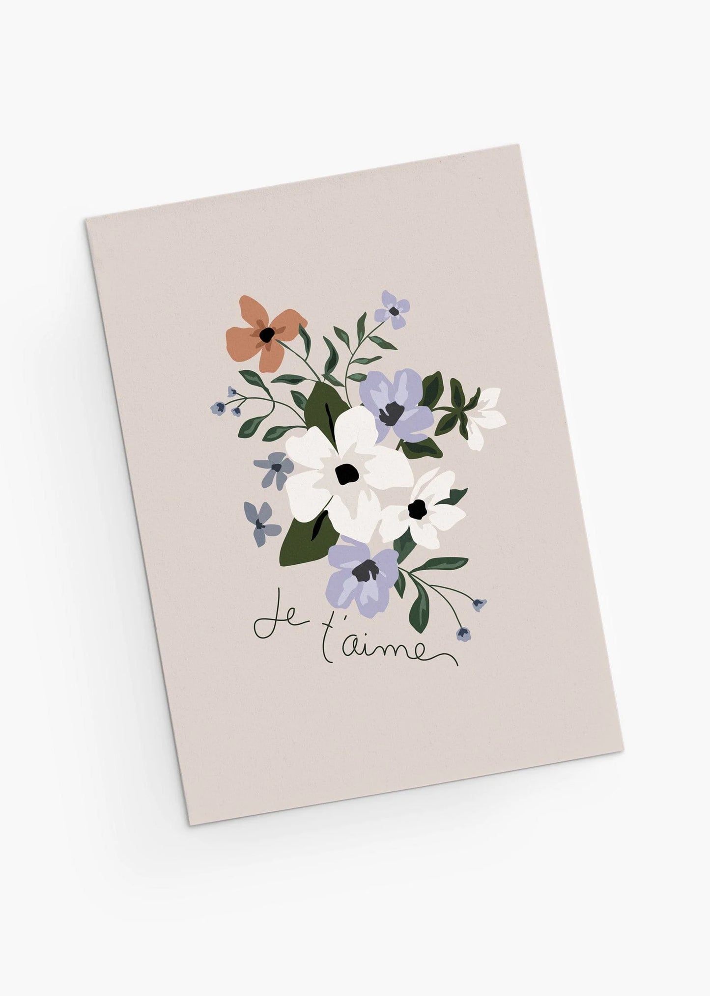 Je t'aime Greeting Card