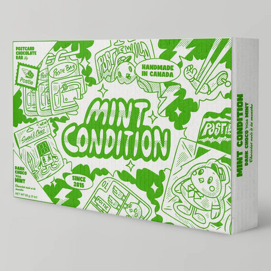 Mint Condition Vegan Dark Chocolate Postcard
