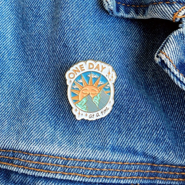 One Day at a Time Enamel Pin