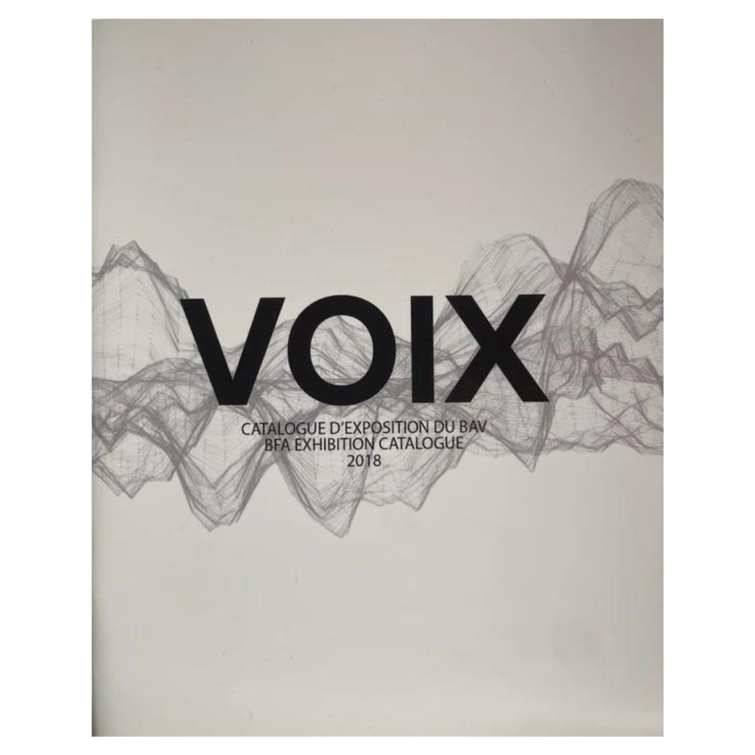 VOIX: cohorte d'études supérieures à la maîtrise en arts visuels 2018
