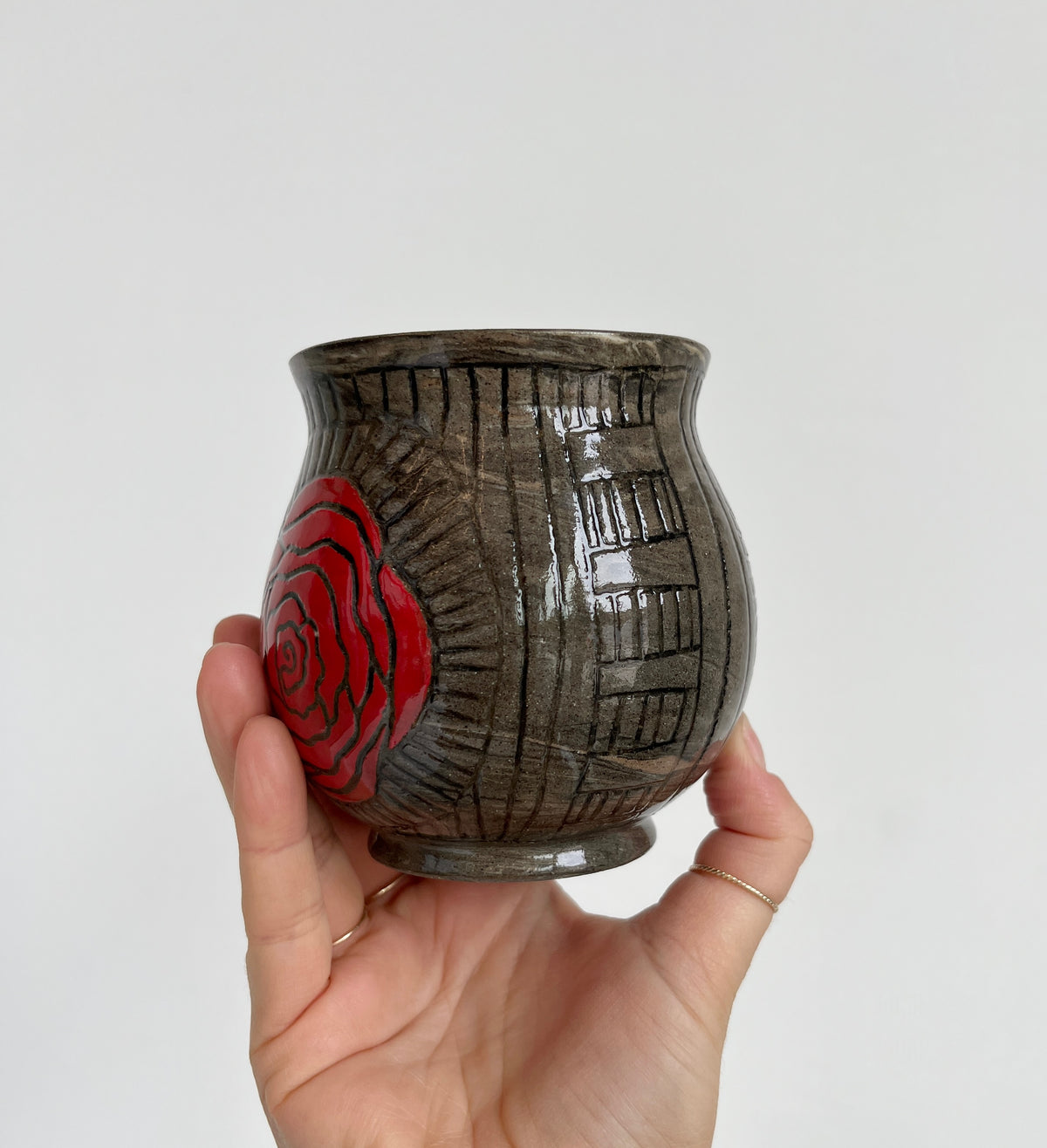 Rosalie Gingras - tasse rose