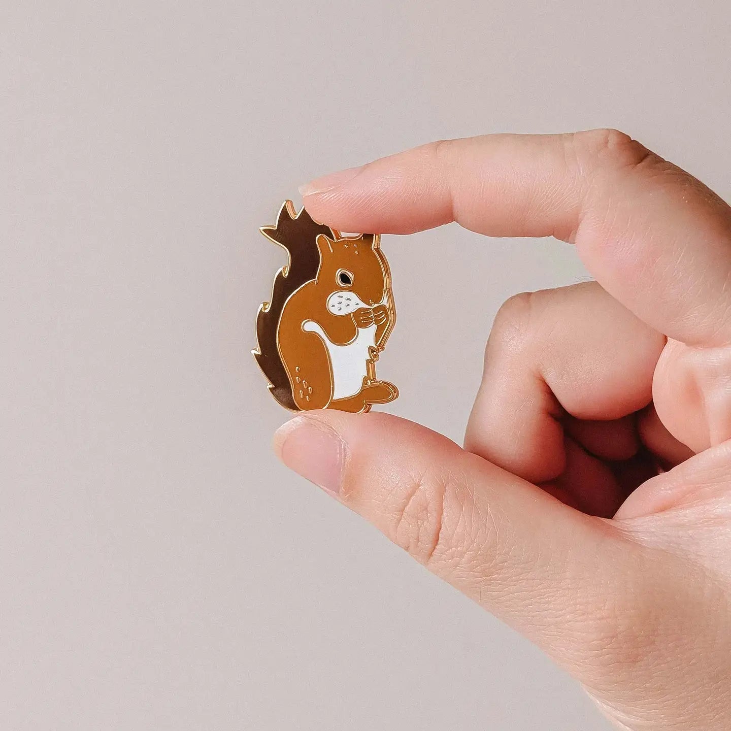 Squirrel Enamel Pin