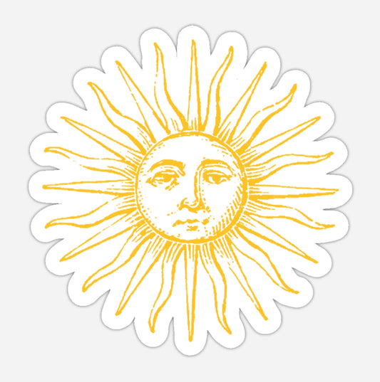 Sticker - Kiss Cut - Sun