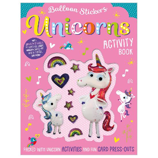 I Love Unicorns - Balloon Sticker Activity Book