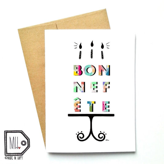 Made in Happy - Bonne Fête Card