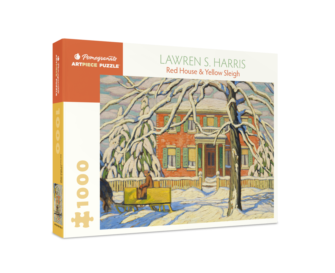 Lawren S Harris - Red House & Yellow Sleigh Puzzle