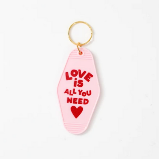 Porte-clé | Love is all you need motel tag