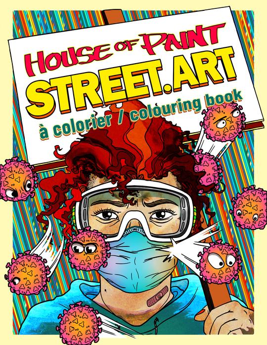Cahier de coloriage Street Art